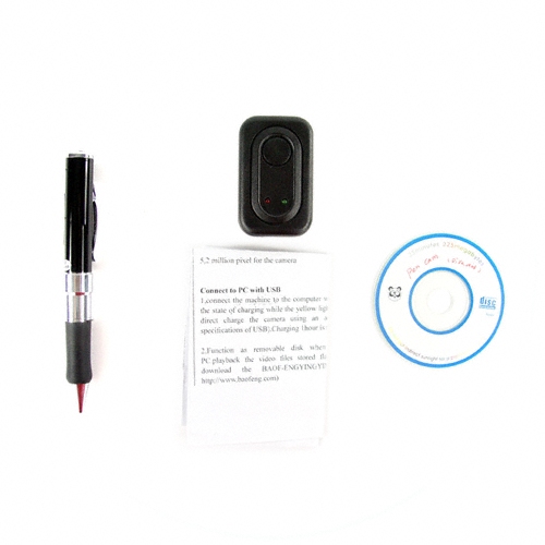 Camera pen with audio-video recording