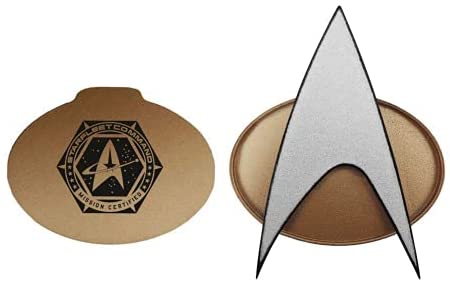 Star Trek Next Generation 2021 Bluetooth Communicator Badge - TNG Bluetooth Combadge with Chirp Sound Effects, Microphone & Speaker – Star Trek Memorabilia, Gifts, Collectibles for StarTrek