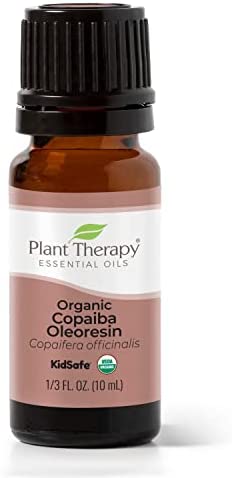 Plant Therapy Copaiba Oleoresin Organic Essential Oil 100% Pure, Undiluted, Natural Aromatherapy, Therapeutic Grade 10 mL (1/3 oz)