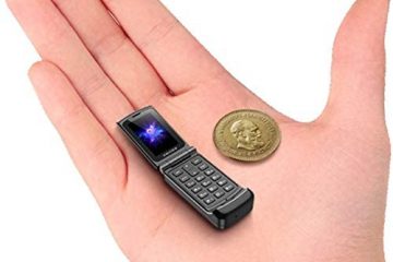 XBOSS F1 Flip Mobile Phone Smallest Phone in The World Design Unlocked (Black)