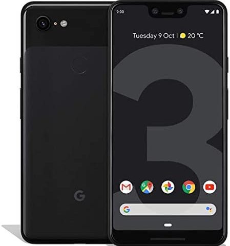 Google Pixel 3 XL 64GB Unlocked GSM & CDMA 4G LTE Android Phone w/ 12.2MP Rear & Dual 8MP Front Camera - Just Black (Renewed)